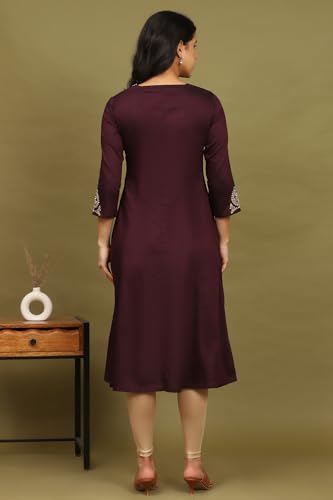 Image of W for Woman Zari Embroidered Anarkali Kurta