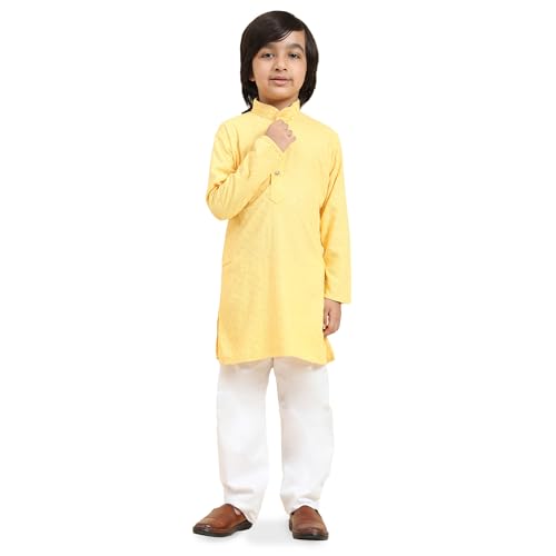 Image of Pro-Ethic Style Developer Boys Cotton Kurta Pajama For Kid's Ethnic Wear | Cotton Kurta Pajama (S-227)