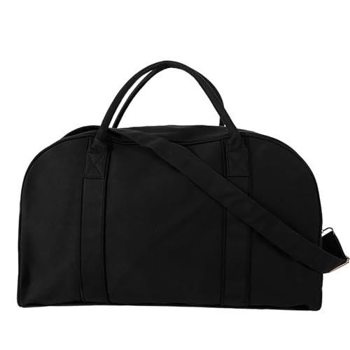 CRAZITAYA Travel Bag 45L Black for Airplane Carry On