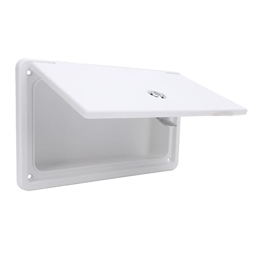 Yinhing Caja de Herramientas de la Puerta de Equipaje de RV Compartimento de Almacenamiento Duradero para Remolques de Campamento y Autocaravanas