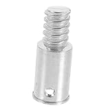 COLLBATH Metal American Threaded Connector for Broom Handle Threaded End Replacement Pole Adapter for Mop and Broom Versatile Household Cleaning Tool Easy Installation and Compatibility