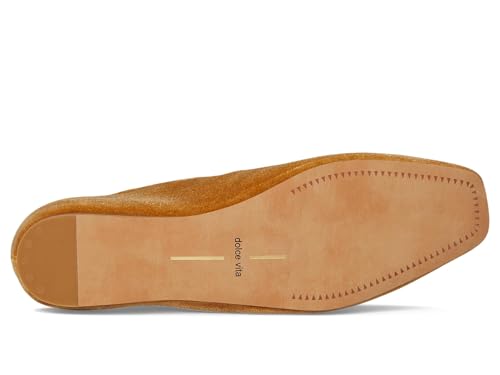 Dolce Vita Women's Reyes Ballet Flat, Honey, 7.53