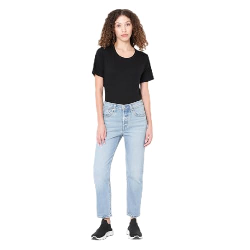 Levi's 501 Crop, Jeans Donna, No Rush, 28W / 28L