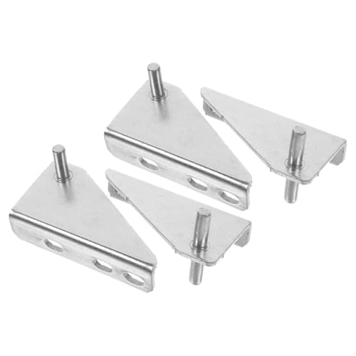 HYTROVE 4 piezas Bisagras para Puerta de Congelador Accesorios para Refrigerador Instalación y Reducción de Ruido Compatible con Diferentes de Neveras