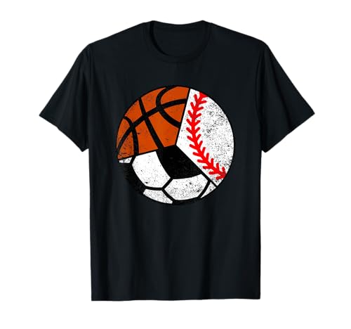 Soccer Baseball Basketball Player Funny Ball Sport T-Shirt