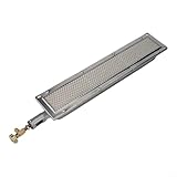 BBQ Gasgrill mit Infrarot-Technologie und Seitenbrenner für gleichmäßiges Erhitzen (44 x 9,5 cm)