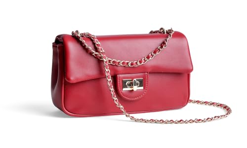 Image of FEVERSOLE Crossbody Bag Vegan Leather Women Retro Small Saddle Satchel Shoulder Bag Tote With Long Adjustable Strap