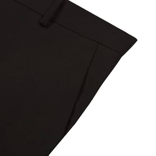 Boys' Linen Pants Lightweight Flat Front Dress Pants Kids School Uniform4