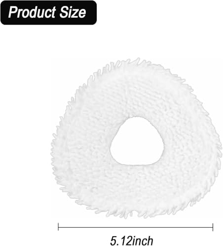 Image of Mop Pads Compatible with Narwal Robot Vacuum (Freo Z Ultra | Freo X Ultra | Freo) White:1 Set