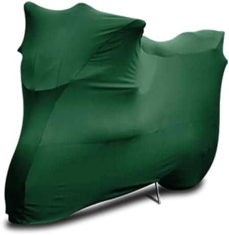 WinPower Funda Moto Interior 295 x 110 x 140 CM Cubre Moto Scooter Bicicleta Transpirable Elástico Antipolvo Antiarañazos Cubierta Protectora con Bolsa de Almacenaje para Garage Salón, 1 Pieza