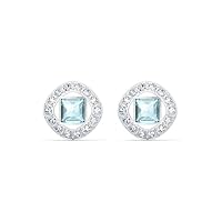 Swarovski Orecchini a lobo Una Angelic, Blu, Placcato rodio