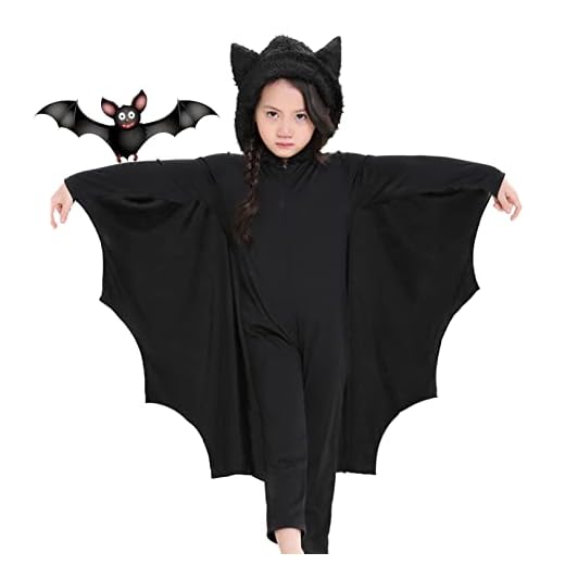 Seawhisper Halloween Kostüm Kleinkind Mädchen Fledermaus Kostüm Kinder Jungen Vampir Kostüm Kinder 98 104