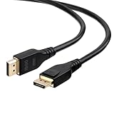 サンワダイレクト DisplayPort ケーブル ver2.1 VESA認証取得品 80Gbps DHDR対応 抜け止め 4K240Hz 最大16K120Hz ゲーム 映画鑑賞 動画編集 ブラック 1.5m 500-KC050-15