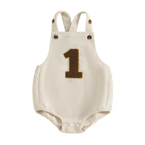 Geagodelia Baby Boy First 1st Birthday Outfit One Year Bodys