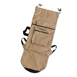 Aosekaa Skateboard Carry Case Organizer Water Resistant Handbag Folding Portable Storage Backpack Shoulder Bag for Beginners Travel, Khaki, Surfskate