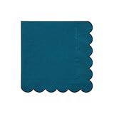 Meri Meri Dark Teal Large Napkins