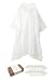 Zoophyter “Rain-Proof King” 10pcs Adult Emergency Disposable Rain Poncho, Individual Packed(Clear White)