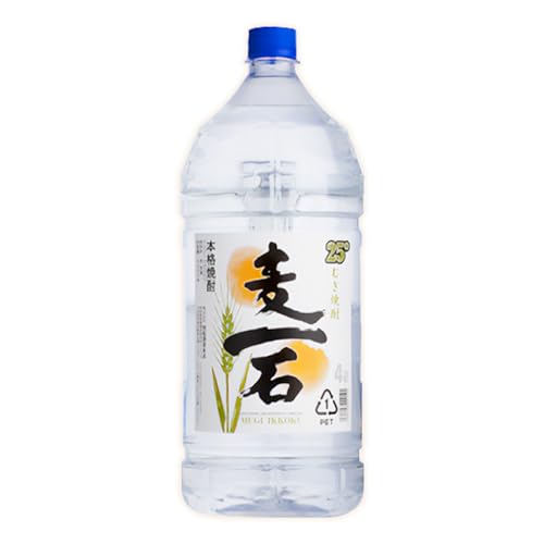 純麦焼酎 麦一石 (25度) 4リットル エコペット 恒松酒造本店