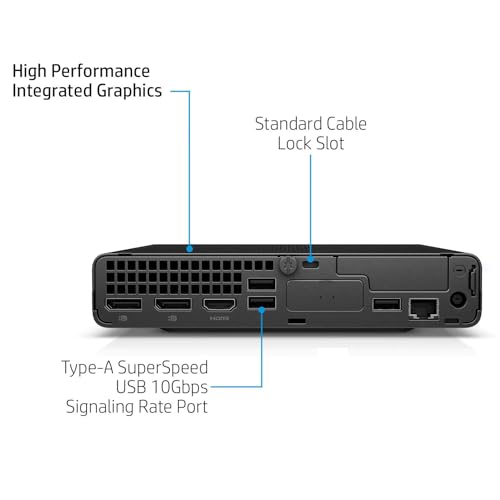 Image of HP Elite Mini 800 G9 Business Desktop Computer PC | Intel i7-14700 20-Core up to 5.4GHz | 16GB DDR5 | 512GB SSD | Windows 11 Pro | WiFi 6 | Compact Office Computer | Keyboard & Mouse Included
