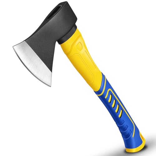 Professional Hatchet, 14" Wood Axe, Wood Splitter, Outdoor Camp Chopping