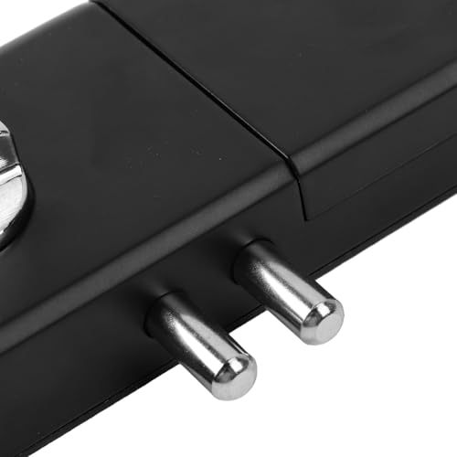 Serrure de porte télécommandée en alliage d'aluminium avec double télécommande Walmeck - 6