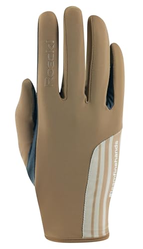 Image of Roeckl Sports Riding Gloves Messara Tournament Summer Gloves Brown 7.5