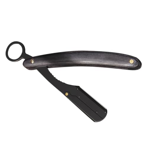 VICASKY Professional Barber Razor Vintage Style Single Blade Stainless Steel Men's Shaving Tool Comfortable Grip