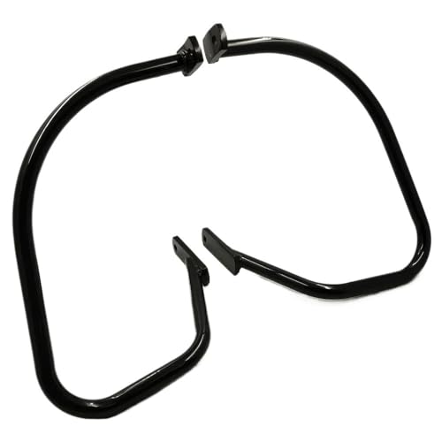Barre de protection de sacoche arrière moto en acier chromé premium pour Softail FLSTS 97-99