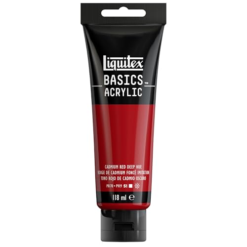 Liquitex 8870023 Basics - Peinture acrylique, peinture artistique monopigmentée, résistante à la lumière, qualité archive, finition satinée, tube de 118...