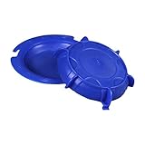 Thermoteller mit Deckel 23 cm blau