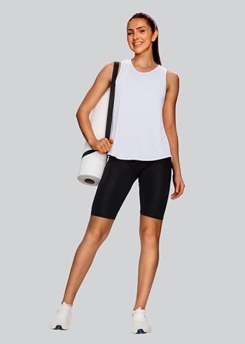 Image of XIEERDUO Tank Top for Women Racerback Sleeveless Workout Tops Loose Fit Yoga Running Gym Shirts for Women