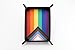 FanRoll by Metallic Dice Games Pride Dice Tray â€“ Rainbow Flag