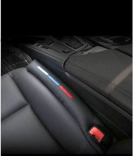 2 PCS Universal Auto Kunstleder Autositz Lückenfüller Abstandshalter Sitzlückenfüller Stopfen Kompatibel mit PKW SUV LKW (B)