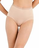 GISELA – Braguita Alta Extraplana Modal Lenzing, Aporta Comodidad por su Material Suave, Corte Alto, Galón de Encaje en la Cintura, Diseño Invisible