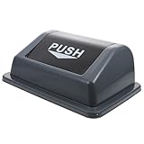 Alipis Praktischer Ersatz Abfallbehälterdeckel aus Kunststoff 20l mit Einfachem Einbau Schutzhülle für Mülleimer für Haushalt und Büro