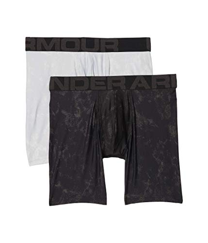Image of Under Armour 3-Pack Performance Tech Solid 6 inch Boxer Briefs