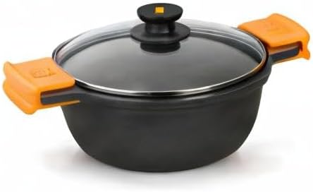 Miniatura 10 de Bra isogona - Cazuela alta y profunda con revestimiento antiadherente sin Pfoa, altamente duradera, con tapa