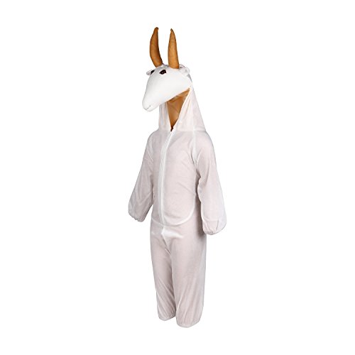 Image of Raj Costume Animal Fancy Dress Costume for Boys & Girls | Hooded Full Body Wildlife Zoo Animal Jumpsuit | Soft Costume for School Function, Fancy Dress, Halloween, Birthday, Cosplay & Role Play