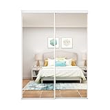 72 in. x 80 in. Mirror White...