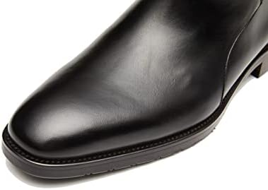 Santimon Men's Buckle Chelsea Boots Fshion Dress Boots Ankle Boots Formal Leather Shoes Black 13 US | Image 4