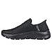 Skechers Women's Go Walk Flex Hands Free Slip-Ins - Grand Entry Sneaker, Black, 6 US