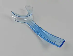 Dentosmile Premium Cheek Retractor in Large Transparent Blue Colour C Type with Different Packaging (Made in India) (2)
