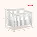 Dream On Me Ashton 4-In-1 Convertible Crib In Grey, Greenguard Gold, JPMA Certified, Non-Toxic Finishes, Features 4 Mattress Height Settings, Made Of Solid Pinewood