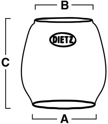 B&P Lamp® DIETZ Brand Replacement Globes