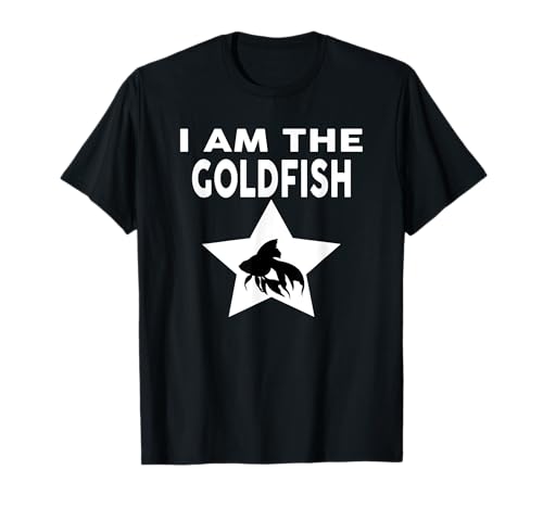 Camiseta divertida con texto en inglés "I Am The Goldfish" Camiseta
