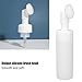 Mousse Foam Bottle with Brush, White Facial Cleanser Foam Bottle Silicone Brush Refillable Empty Foam Bottle Mousse Pump Bottle Containers(100ML)
