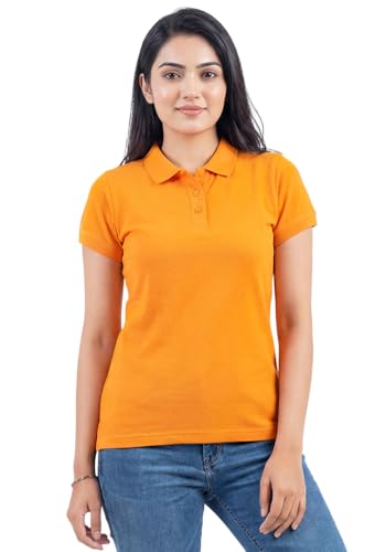Image of Wear Your Opinion Womens Polo Collar Neck T-Shirt Top (Design: Solid)