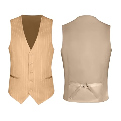 Mens Suits Slim Fit 3 Piece Double Breasted Tuxedo Suit Jacket Vest Pants Set for Wedding Prom