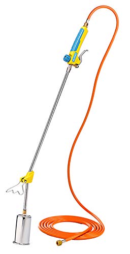 GLORIA Thermoflamm BIO Professional PLUS - Gas Abflammgerät | Leistungsstark & langlebig | für große Flächen | Druckgasflaschen-Anschluss | Unkrautbrenner für den unkrautfreien Garten und Gehweg