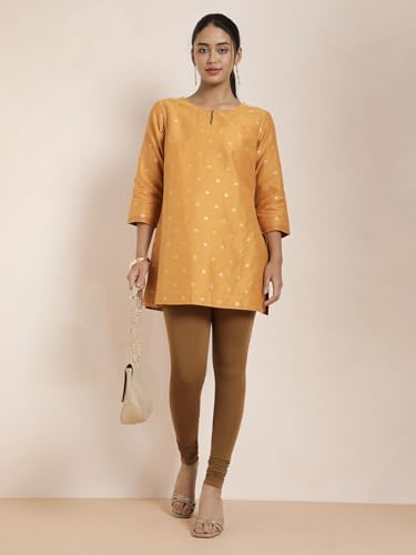 Image of TWIN BIRDS Tailored Cut and Classic Fit Super Stretchable Elastane Fabric Churidar Leggings for Women